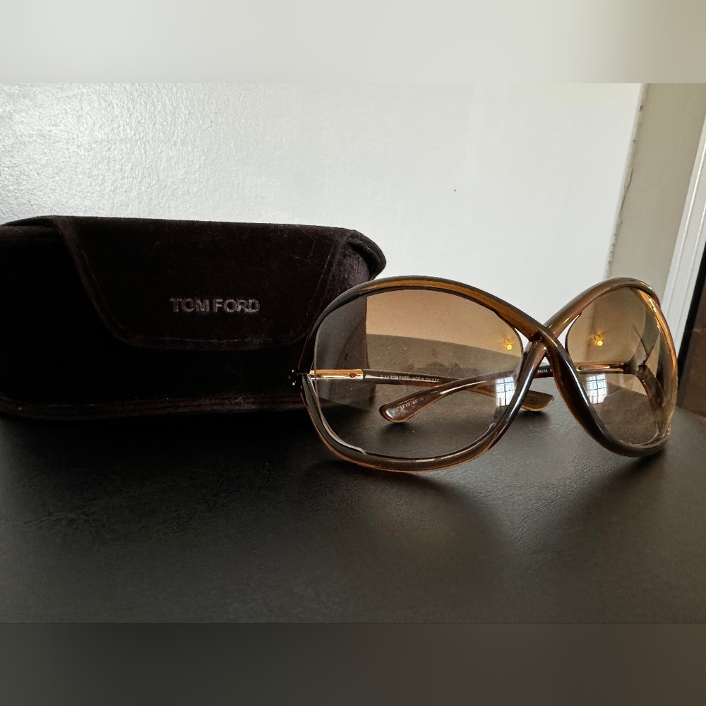 Tom Ford Whitney Brown Sunglasses--($250)--$100